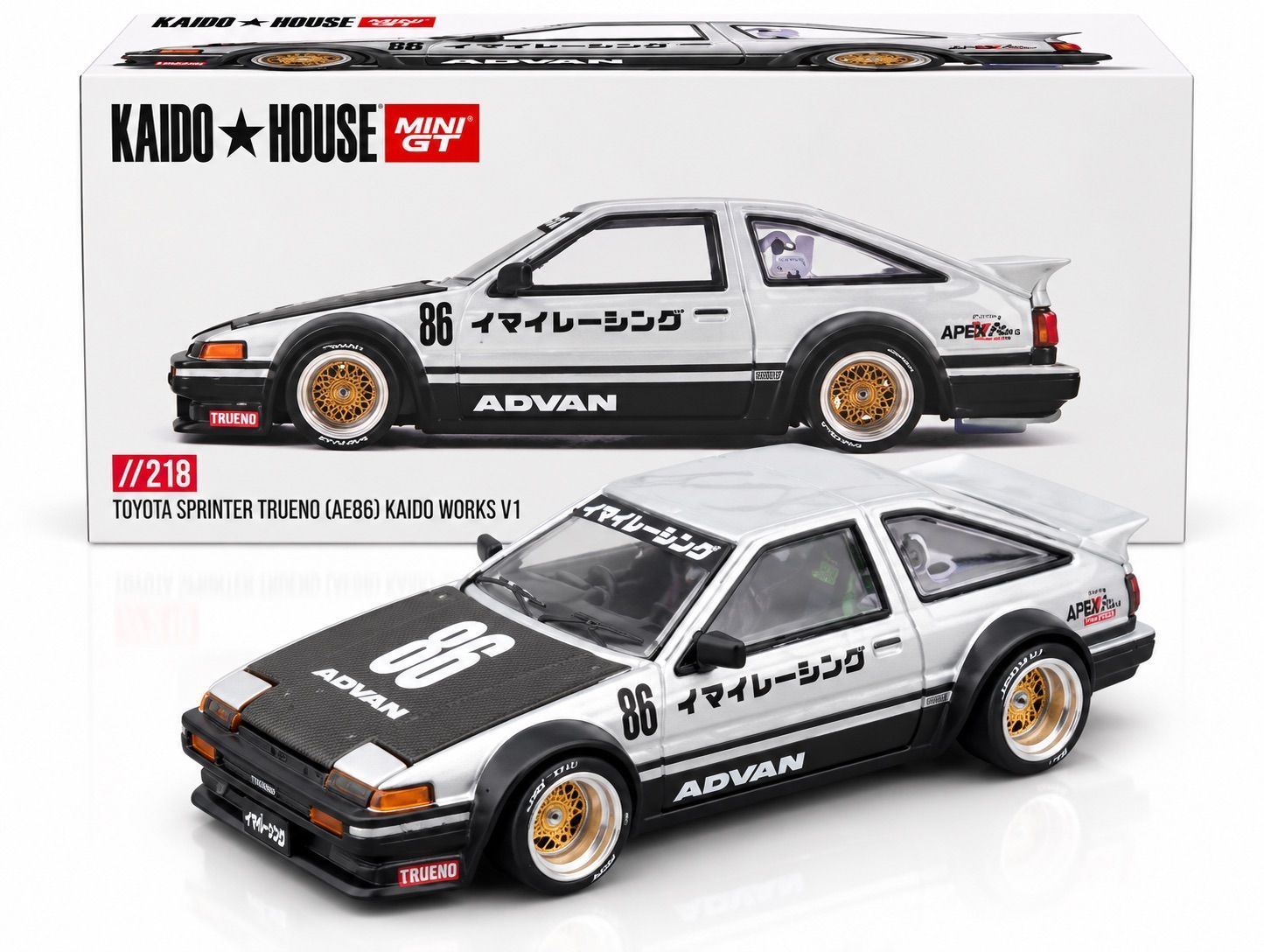 Kaido House KHMG218 Toyota AE86 Sprinter Trueno Kaido Street V2 Kaido House KHMG218 Toyota AE86 Sprinter Trueno Kaido Street V2