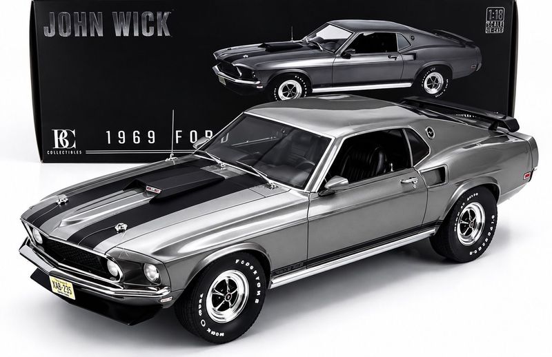 Greenlight Bespoke Resin Co 1/12 John Wick (2014) 1969 Ford Mustang BOSS 429