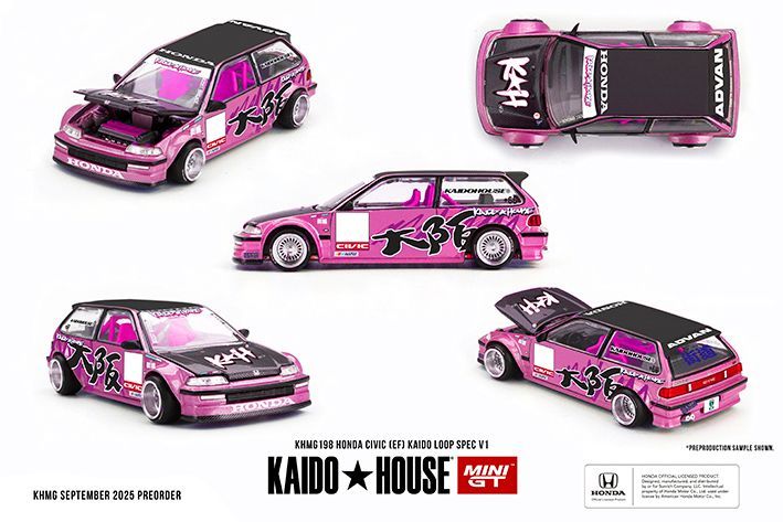 (Preorder) Kaido House KHMG198 Honda Civic (EF) Kaido Loop Spec V1 (Preorder) Kaido House KHMG198 Honda Civic (EF) Kaido Loop Spec V1
