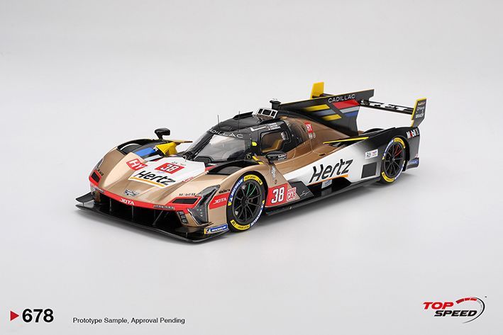 Topspeed 1/18 Cadillac V-Series.R #38 CADILLAC HERTZ TEAM JOTA 2025 Le Mans 24 Hrs Topspeed 1/18 Cadillac V-Series.R #38 CADILLAC HERTZ TEAM JOTA 2025 Le Mans 24 Hrs