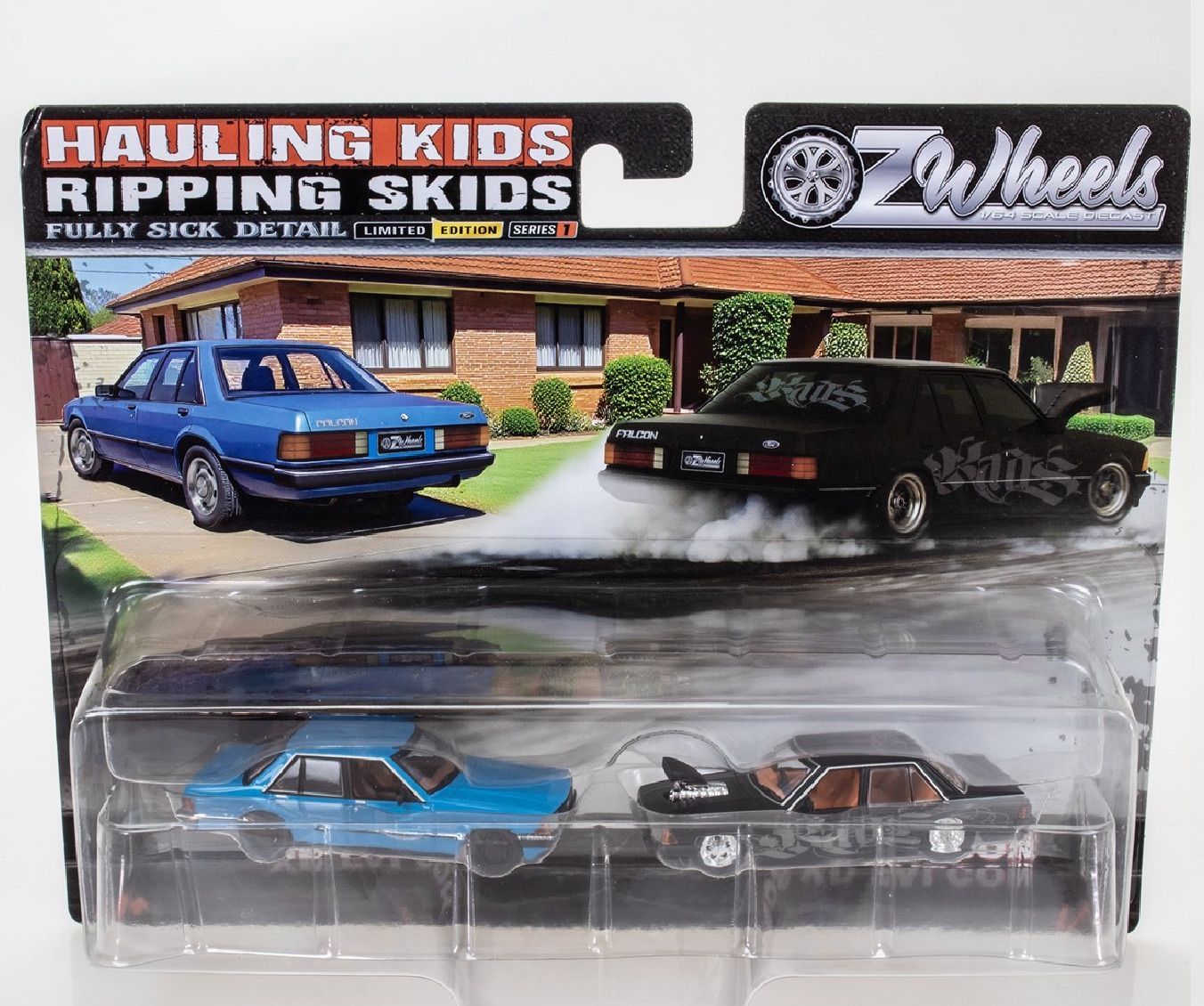 Oz Wheels Hauling Kids Ripping Skids XD Falcon Twin Set