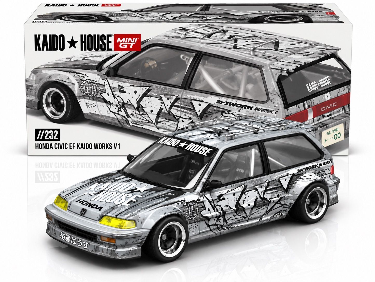 Kaido House KHMG260 Honda Civic (EF) Kaido Manga V1 Kaido House KHMG260 Honda Civic (EF) Kaido Manga V1