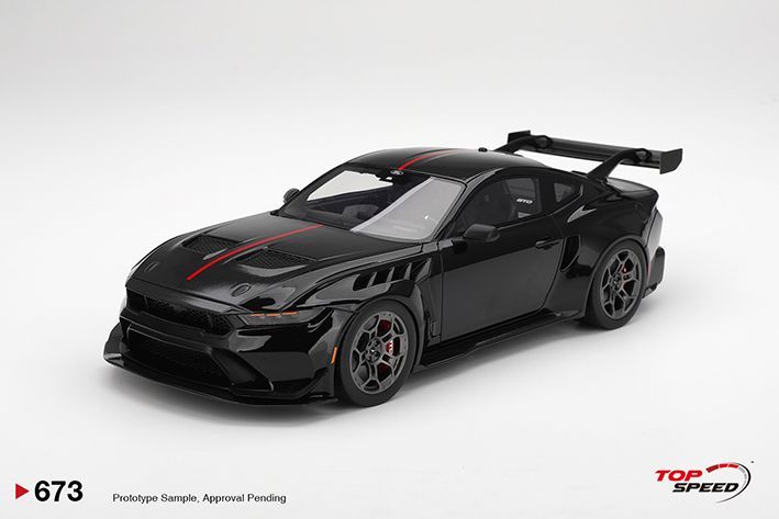 Topspeed 1/18 Ford Mustang GTD Shadow Black Topspeed 1/18 Ford Mustang GTD Shadow Black