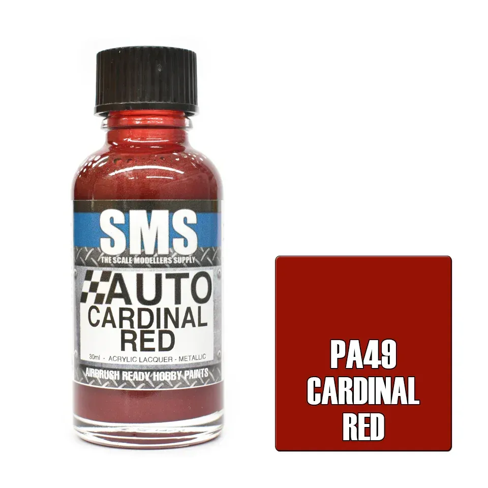 SMS Auto Colour Series PA49 Cardinal Red 30ml