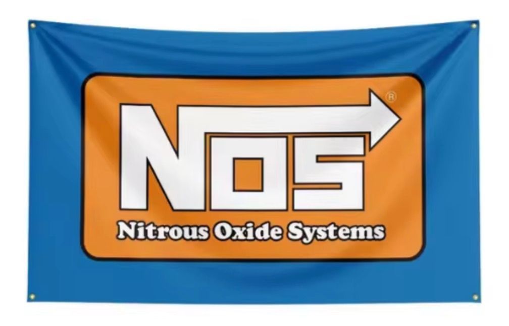 NOS Nitrous Oxide Systems Banner Flag