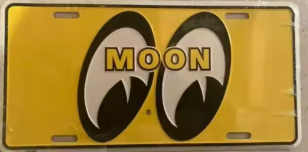 Mooneyes Eyeballs Metal Licence Plate Mooneyes Eyeballs Metal Licence Plate