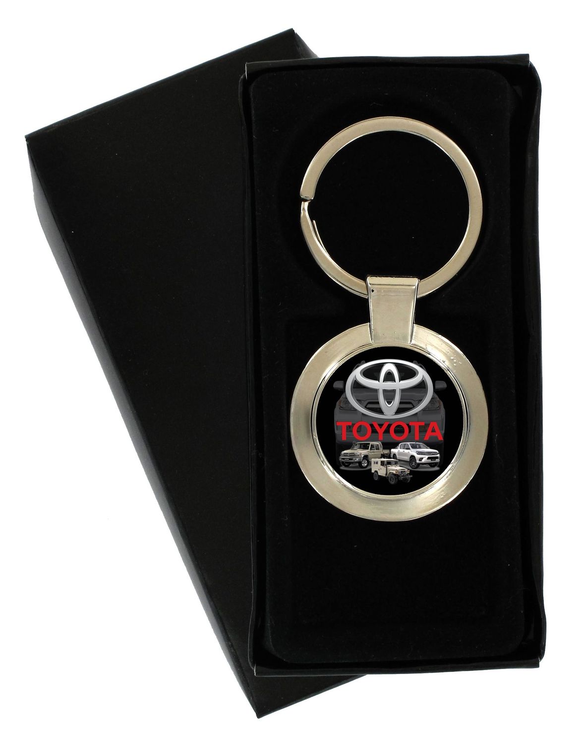 Toyota Logo Metal Keyring