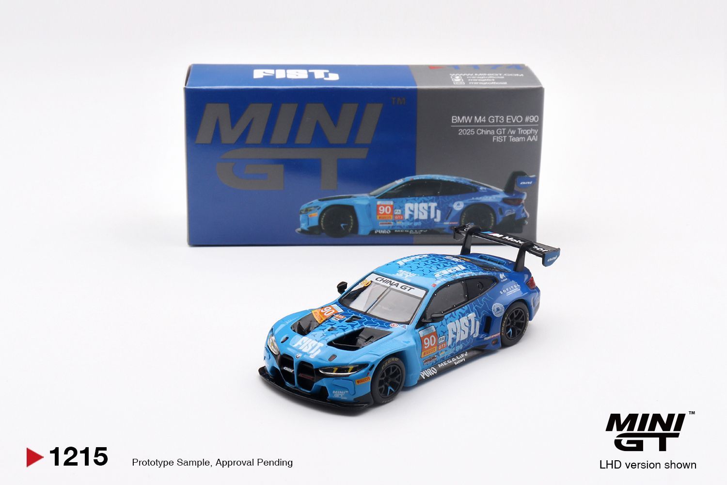 Mini GT BMW M4 GT3 EVO #90 FIST Team AAI 2025 China GT LHD/ China Packaging Mini GT BMW M4 GT3 EVO #90 FIST Team AAI 2025 China GT LHD/ China Packaging