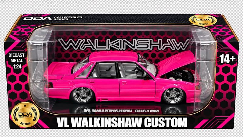 DDA704 1/24 Hot Pink Custom Holden VL Walkinshaw