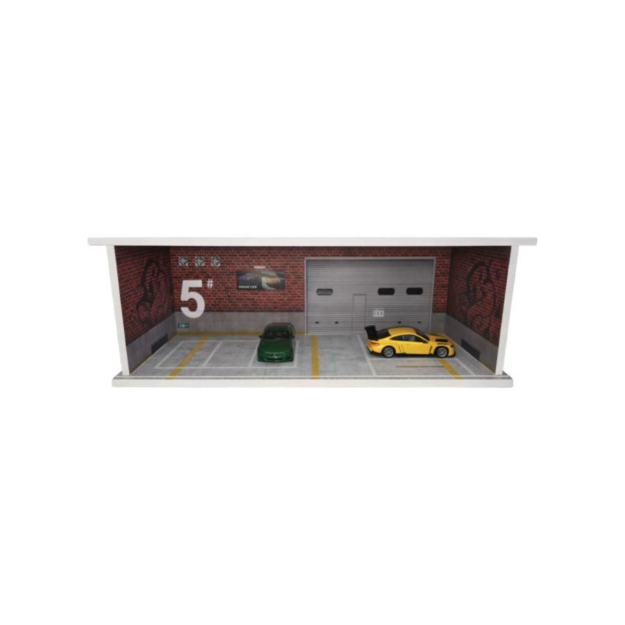 Garage Scene Garage H (Boxed) Miniature Scene 1/64 Diorama Garage Scene Garage H (Boxed) Miniature Scene 1/64 Diorama