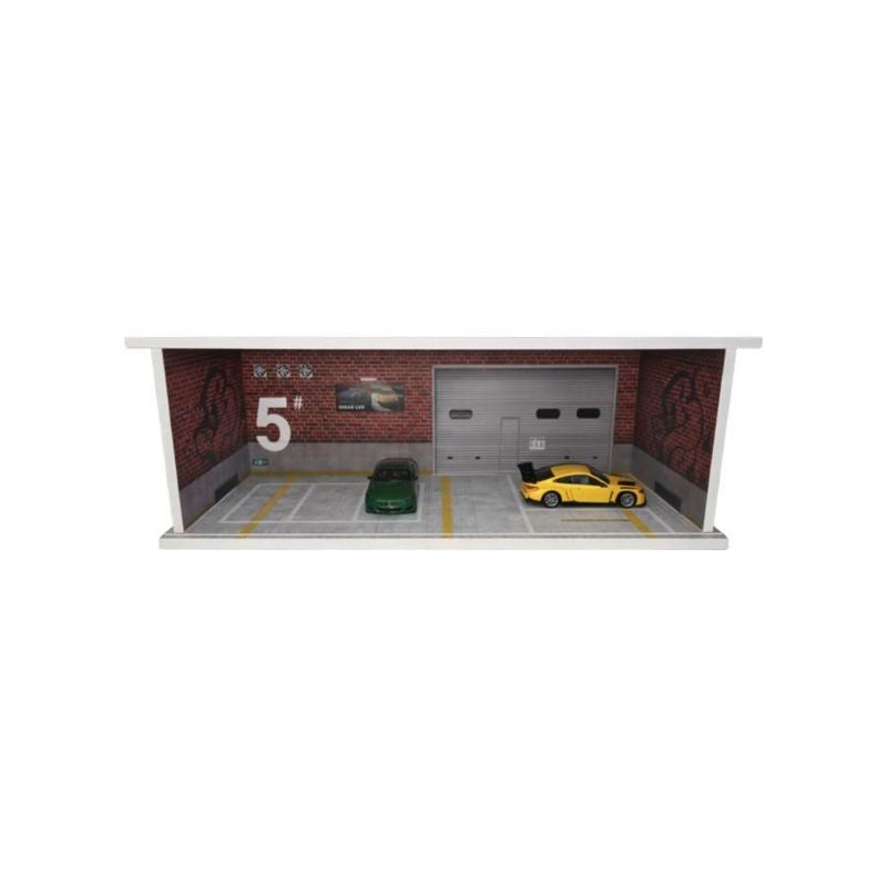 Garage Scene Garage H (Boxed) Miniature Scene 1/64 Diorama