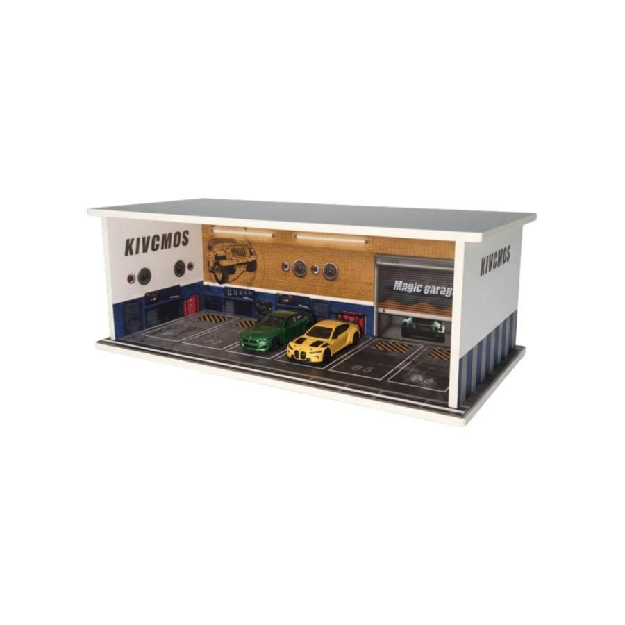 Garage Scene Outdated Factory D (Boxed) Miniature Scene 1/64 Diorama Garage Scene Outdated Factory D (Boxed) Miniature Scene 1/64 Diorama