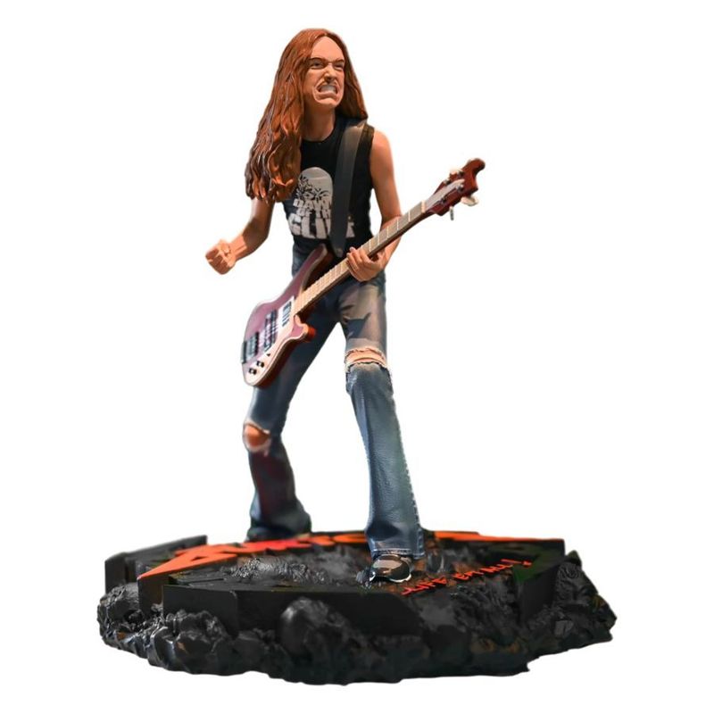 KnuckleBonz Metallica Cliff Burton 2 Rock Iconz Statue