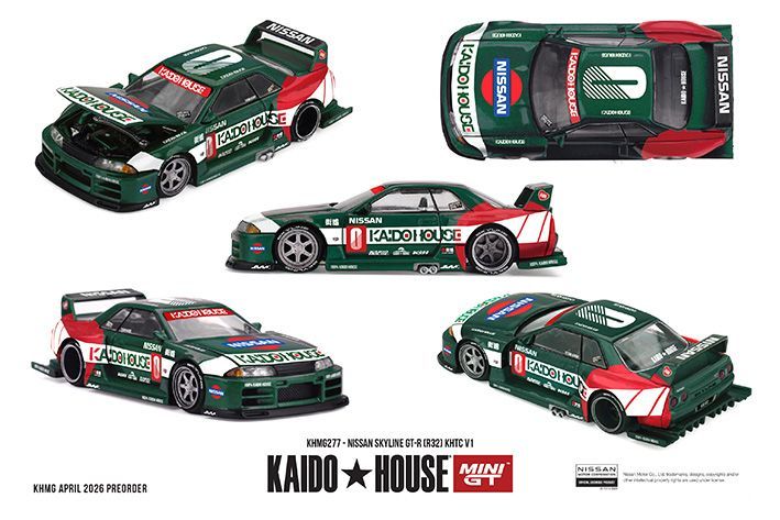 (Preorder) Kaido House KHMG277 Nissan Skyline GT-R (R32) KHTC V1