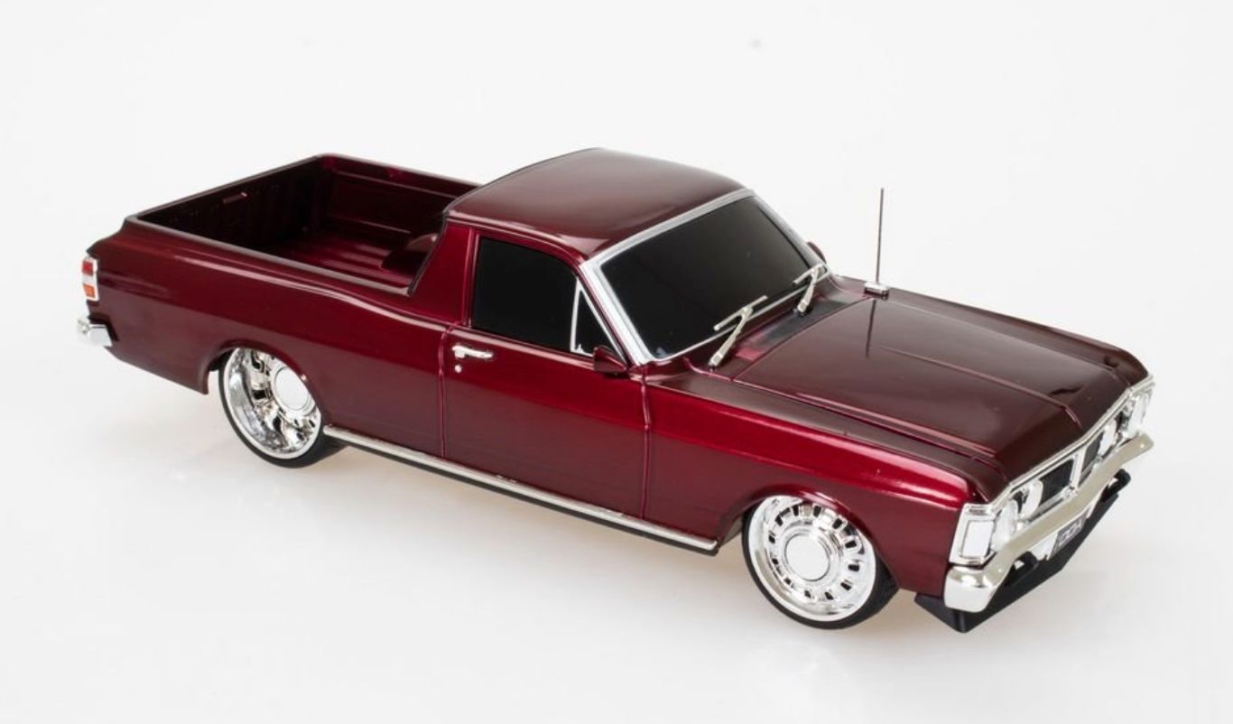 DDALU-RP13 1/24 Red Ford XY Custom Ute - Spectra Rides