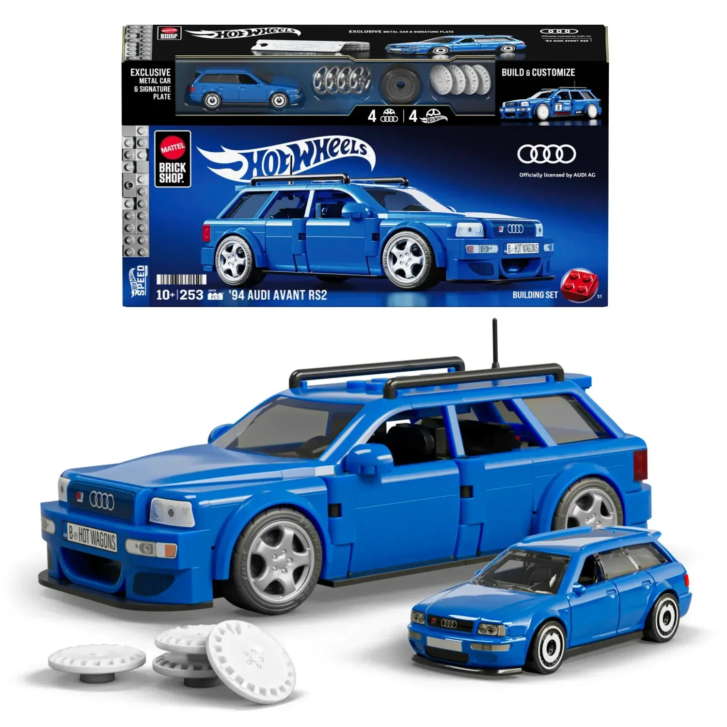 Mattel Brick Shop Hot Wheels ’94 Audi Avant RS2 Mattel Brick Shop Hot Wheels ’94 Audi Avant RS2