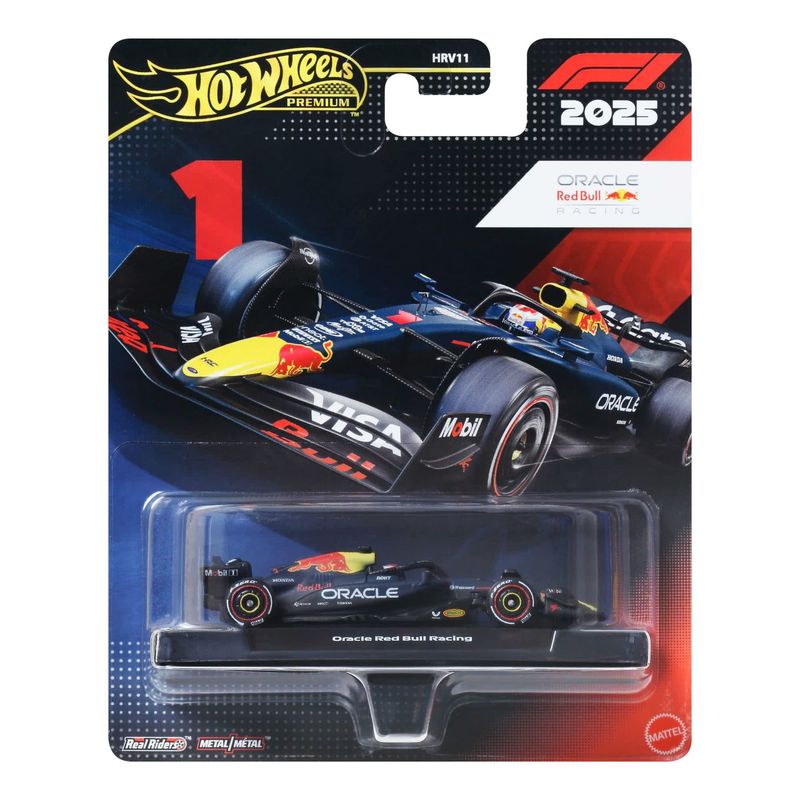 Hot Wheels Premium Collectible Oracle Red Bull Racing F1® Team Car- Max Verstappen