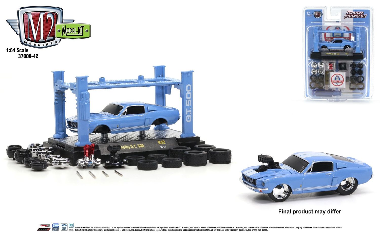 M2 Machines Model-Kit R42 1967 Shelby G.T. 500