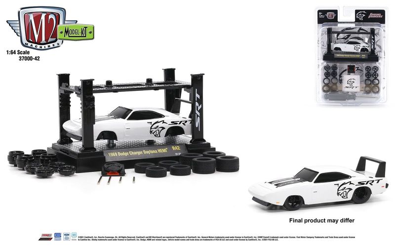 M2 Machines Model-Kit R42 1969 Dodge Charger Daytona HEMI M2 Machines Model-Kit R42 1969 Dodge Charger Daytona HEMI