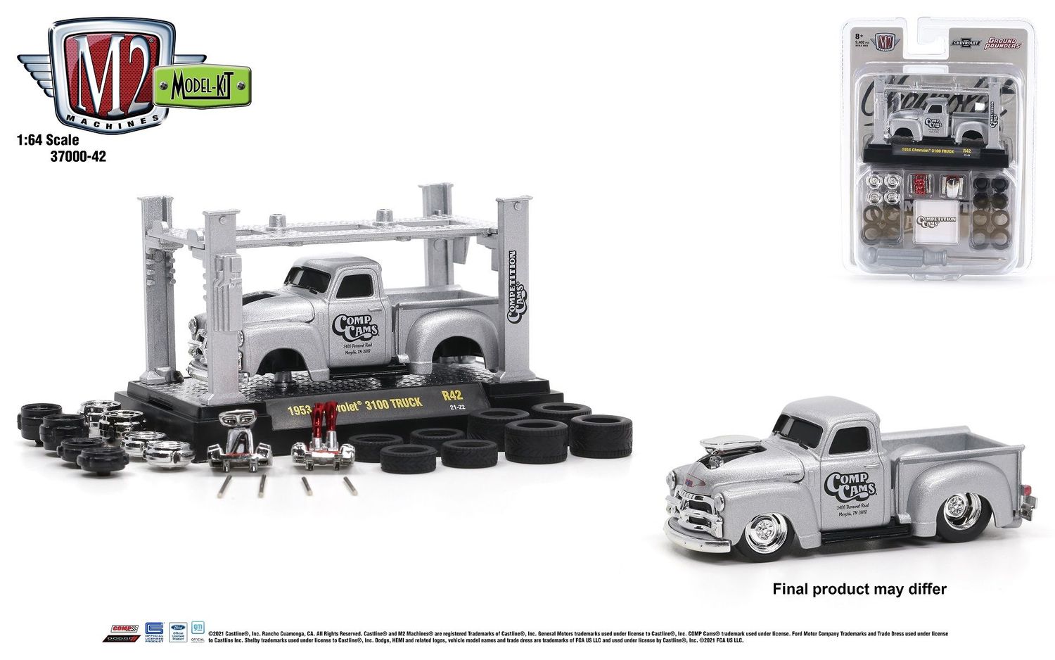 M2 Machines Model-Kit R42 1953 Chevrolet 3100 Truck