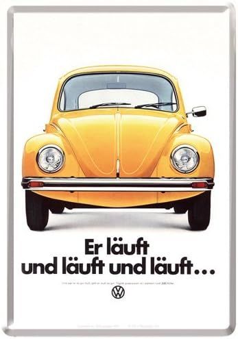 Nostalgic-Art Metal Card Volkswagen er lauft 10 x 14cm