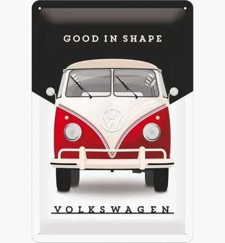 Nostalgic-Art Medium Metal Sign Volkswagen Good in Shape 20 x 30cm