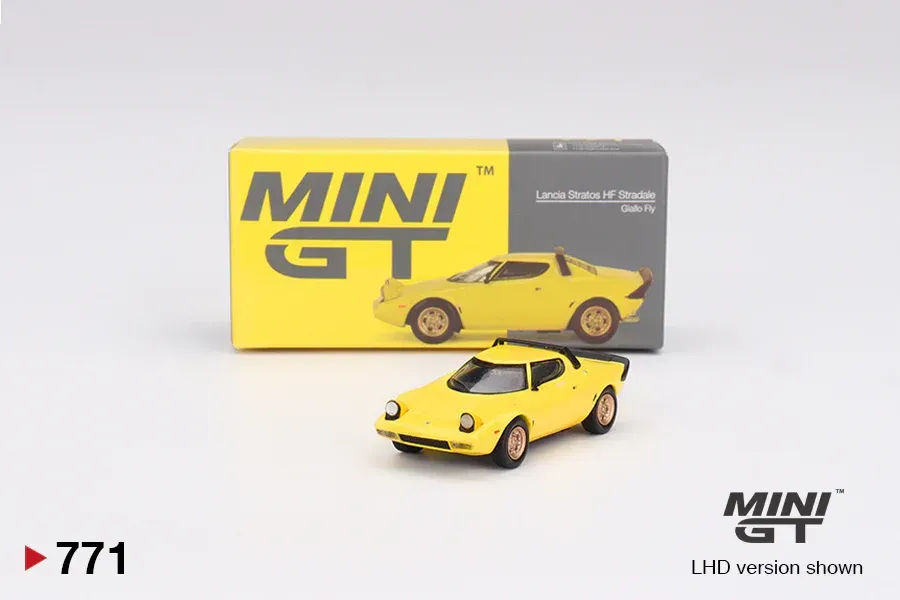 Mini GT Lancia Stratos HF Stradale Giallo Fly
