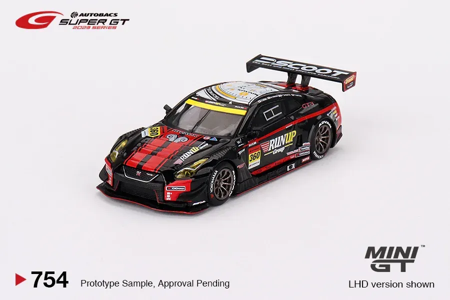 Nissan GT-R NISMO GT3 #360 "Runup Rivaux GT-R" Tomei SPORTS 2023 Super GT Series Nissan Silvia (S15) D-MAX #70 D-MAX Racing 2023 D1 Grand Prix - Japan Exclusive RHD/D1