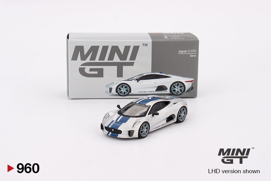 Mini GT Jaguar C-X75 Silver