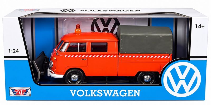 Motor Max 1/24 Volkswagen Type 2 (T1) Pickup with Snow Plow