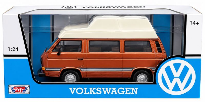 Motor Max 1/24 Volkswagen Type 2 (T3) Camper Van