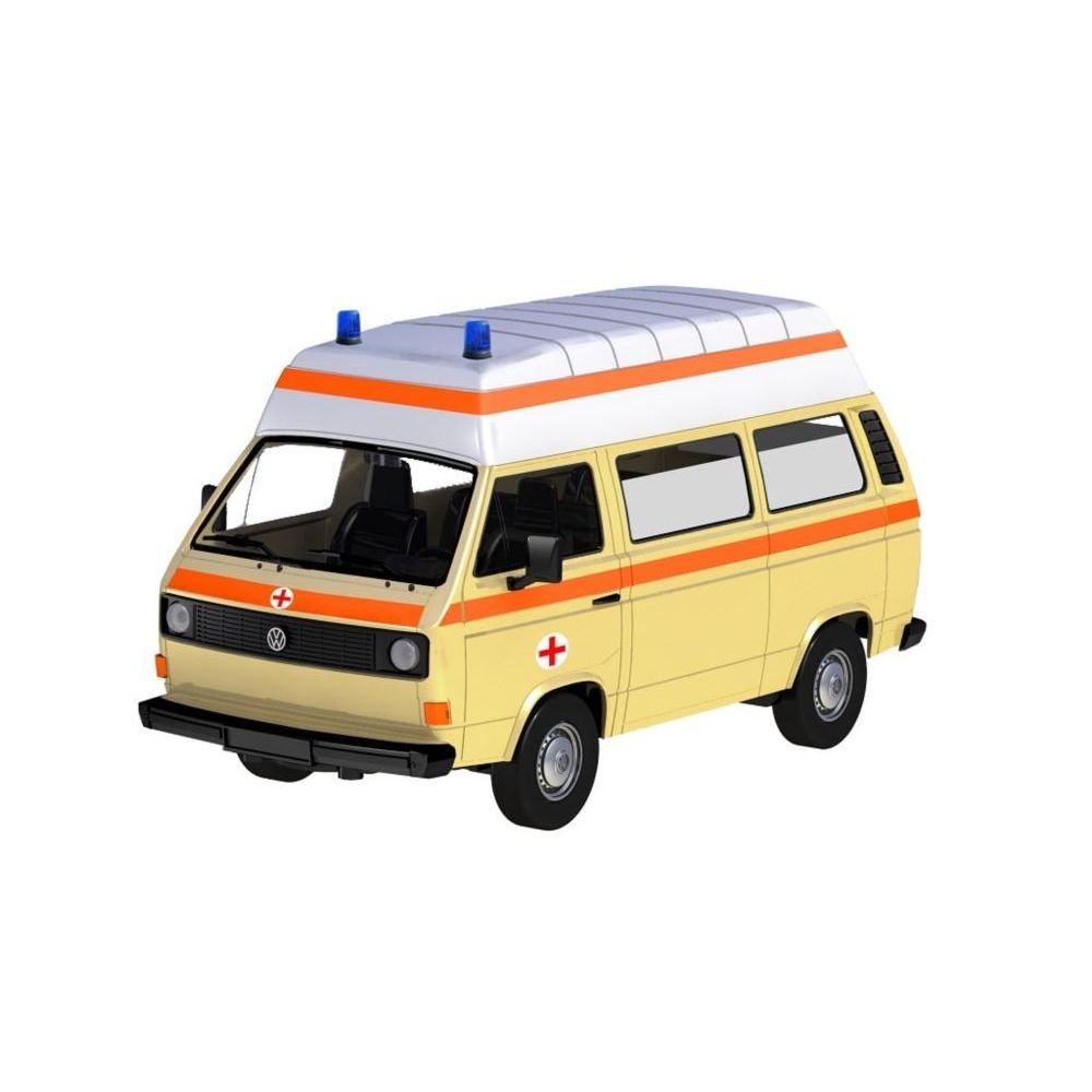 Motor Max 1/24 Volkswagen Type 2 (T3) High Roof Ambulance