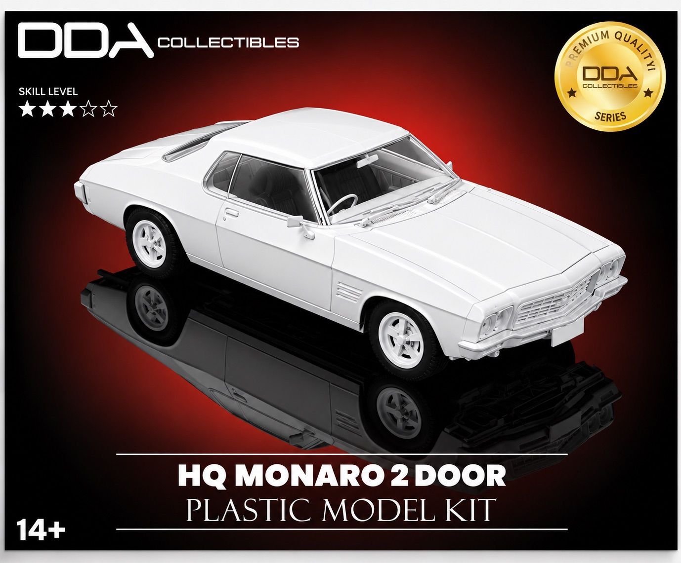 DDAK-329 1/24 Plastic Model Kit HQ Holden Monaro 2 Door GTS Standard DDAK-329 1/24 Plastic Model Kit HQ Holden Monaro 2 Door GTS Standard