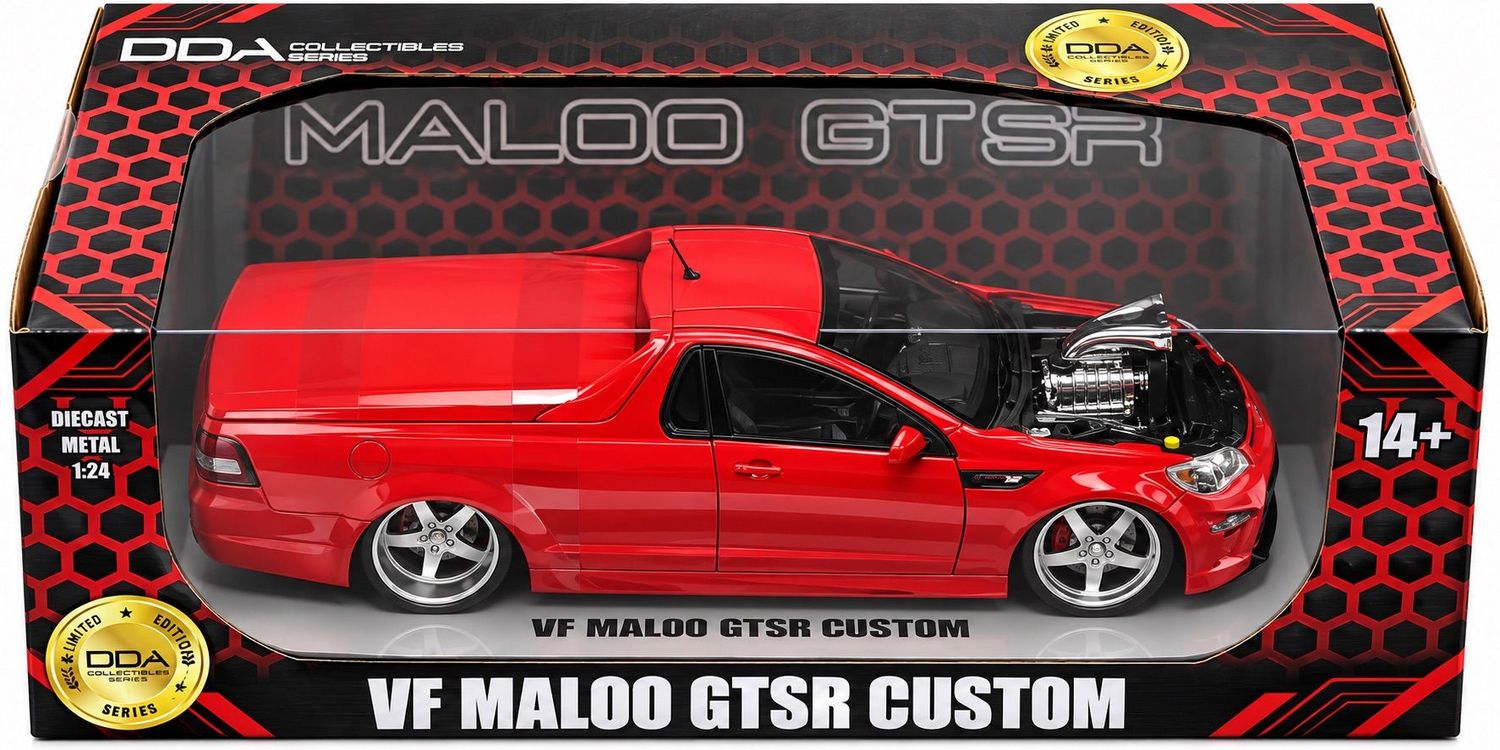 DDA031 1/24 Red Supercharged VF Maloo GTSR Holden Ute DDA031 1/24 Red Supercharged VF Maloo GTSR Holden Ute