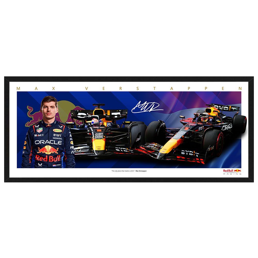 Formula 1 – Max Verstappen Redbull Mini Wings Framed Print Formula 1 – Max Verstappen Redbull Mini Wings Framed Print