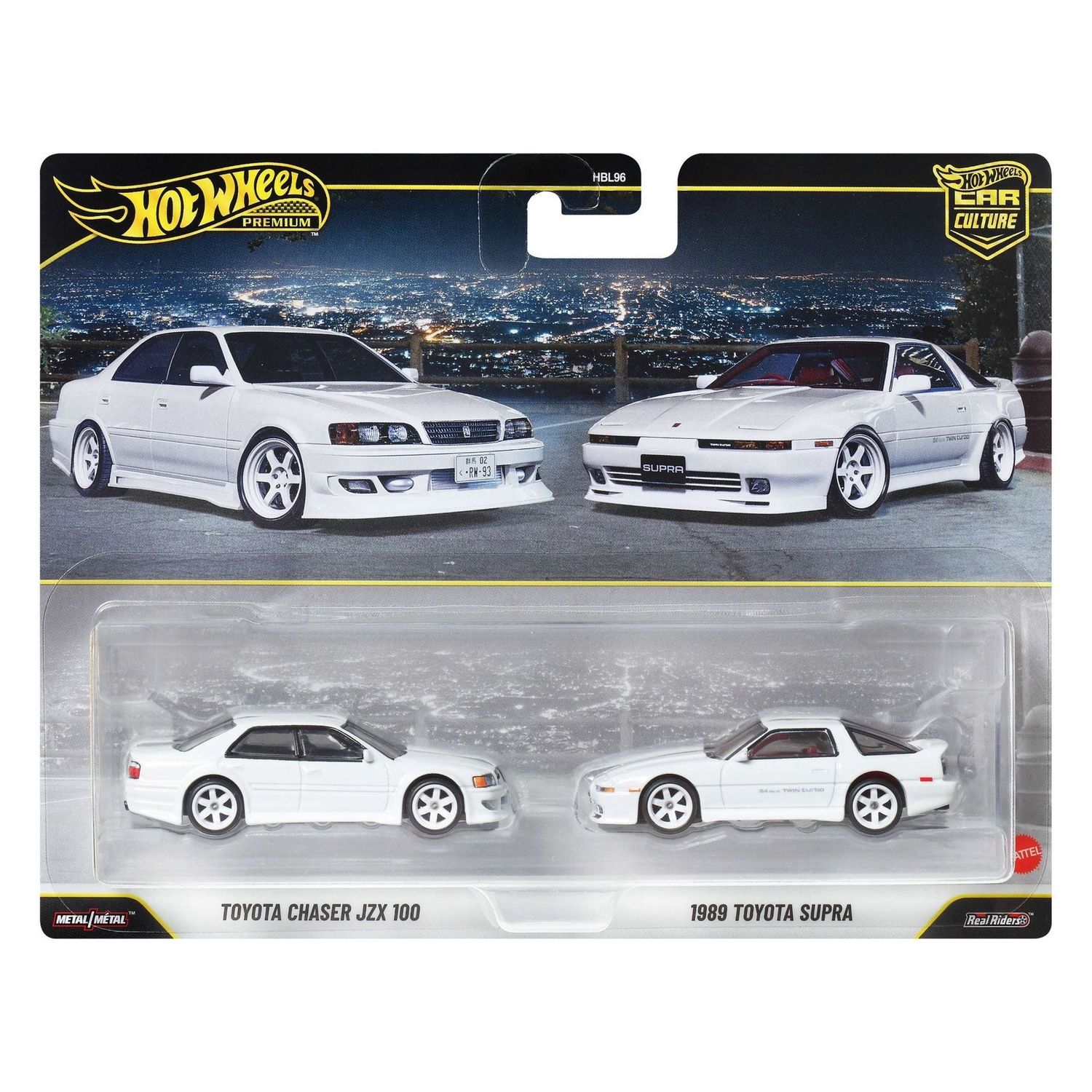 Hot Wheels Premium 2-Pack Toyota Chaser JZX 100 / 1989 Toyota Supra Hot Wheels Premium 2-Pack Toyota Chaser JZX 100 / 1989 Toyota Supra