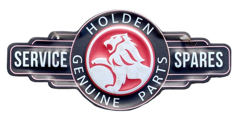 Holden Genuine Parts Service Parts Hanging Tin Sign