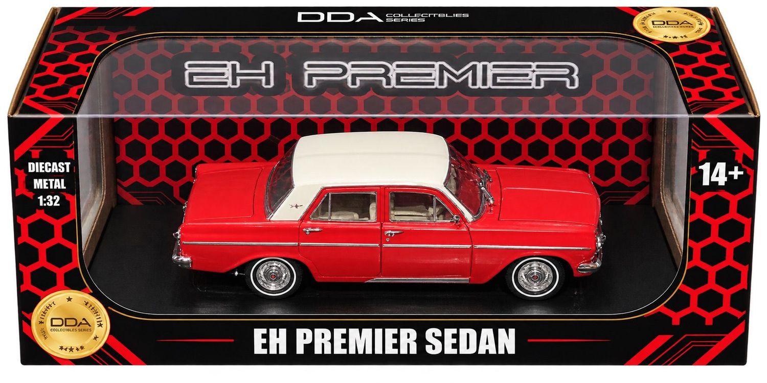 DDA32843-6 1/32 Holden EH Premier Sedan Red with White Roof DDA32843-6 1/32 Holden EH Premier Sedan Red with White Roof
