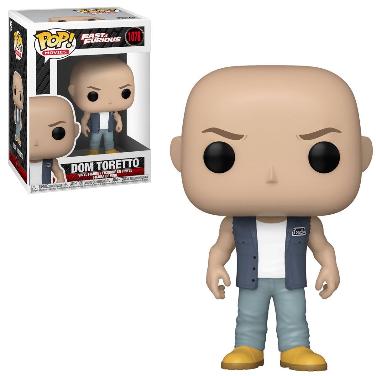 Funko Pop! Movies #1078 Fast & Furious Dom Toretto Funko Pop! Movies #1078 Fast & Furious Dom Toretto
