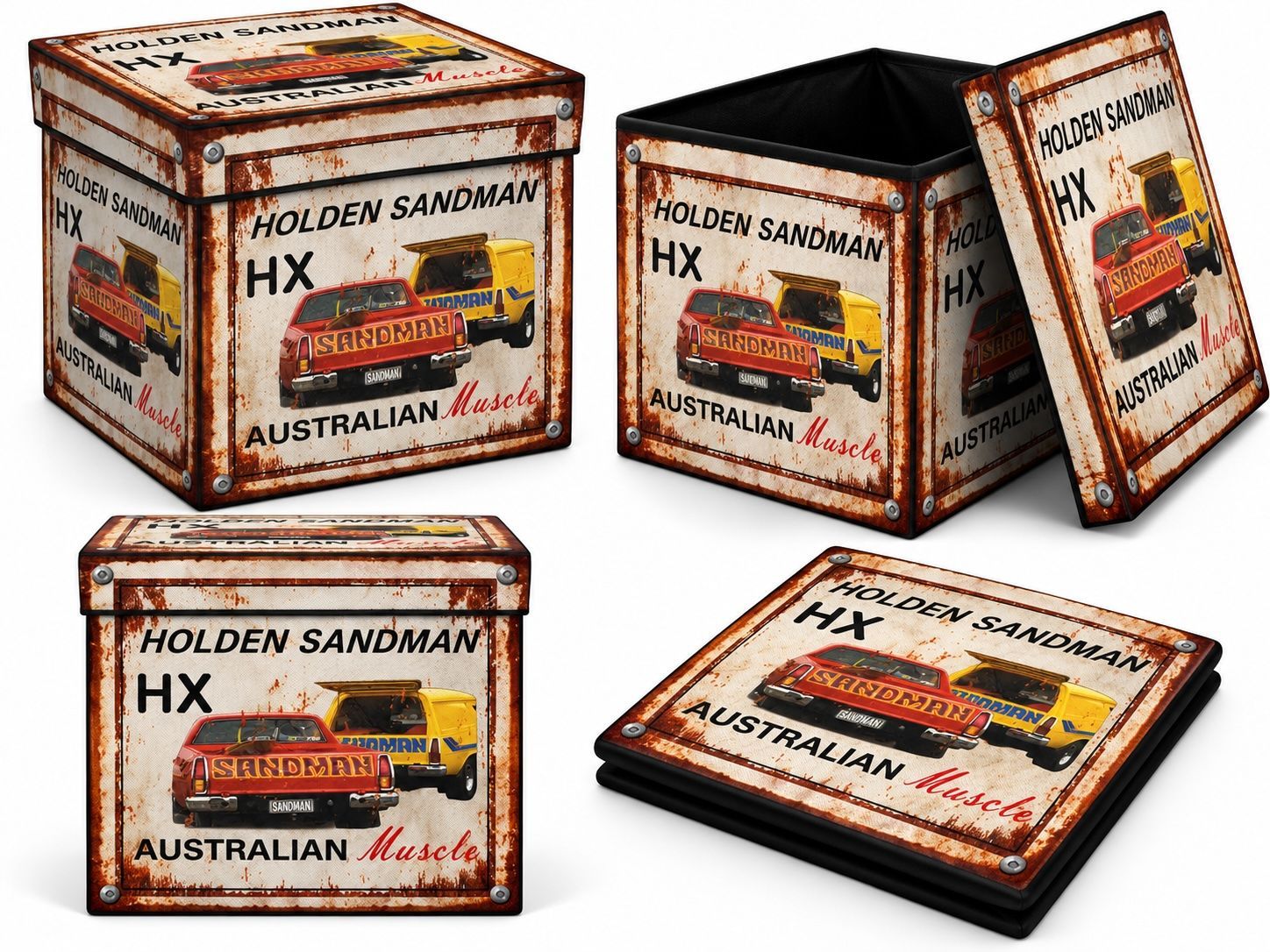 Holden Sandman HX Foldable Storage Ottoman