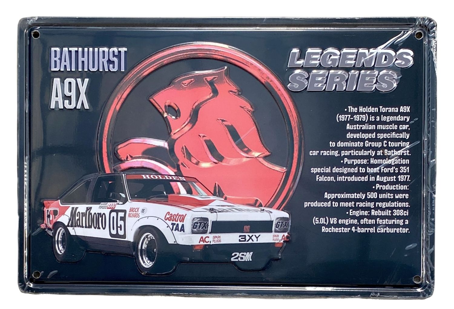Bathurst A9X Legends Series 30cm x 20cm Tin Sign Bathurst A9X Legends Series 30cm x 20cm Tin Sign