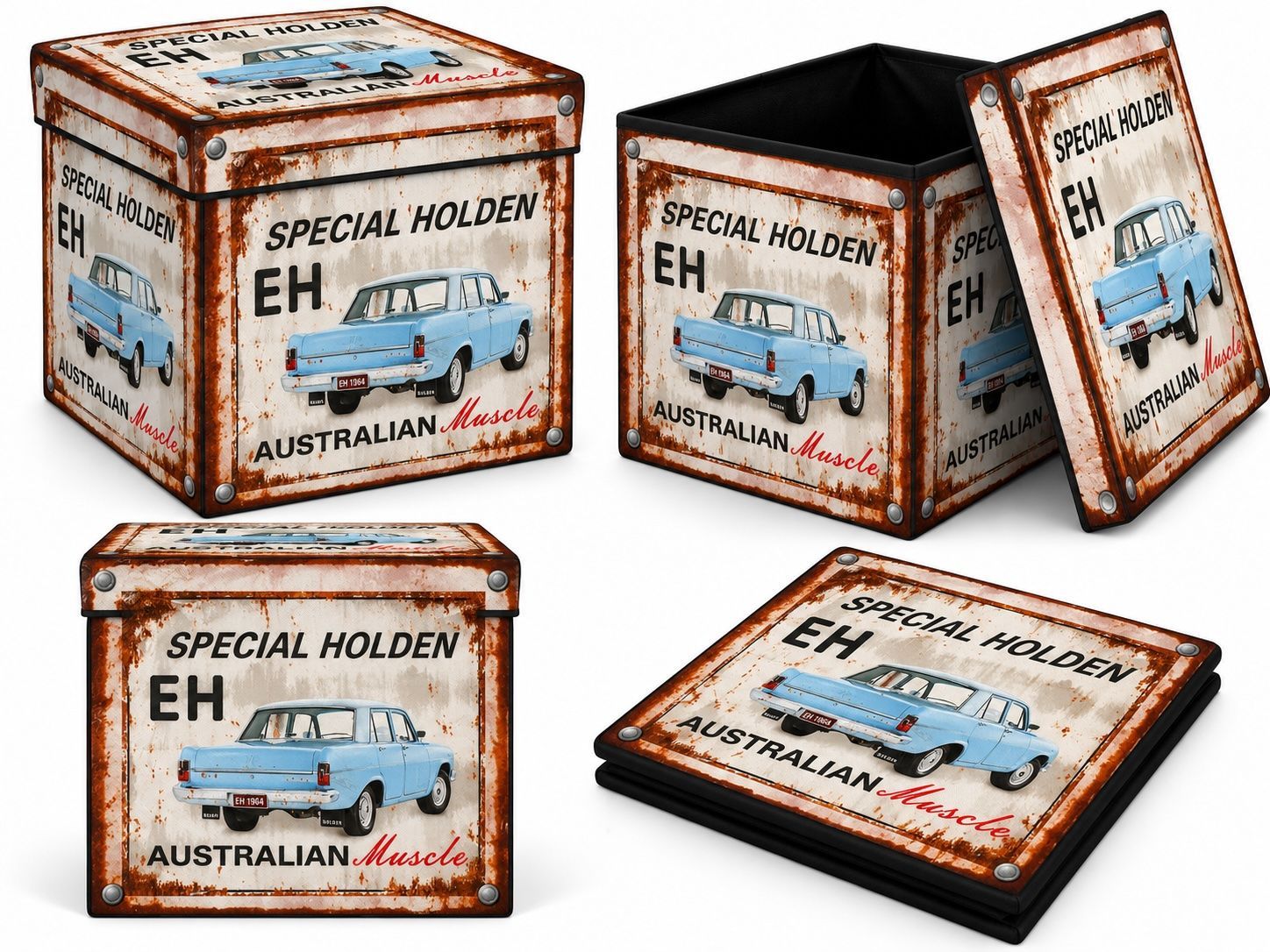 Holden EH Special Foldable Storage Ottoman