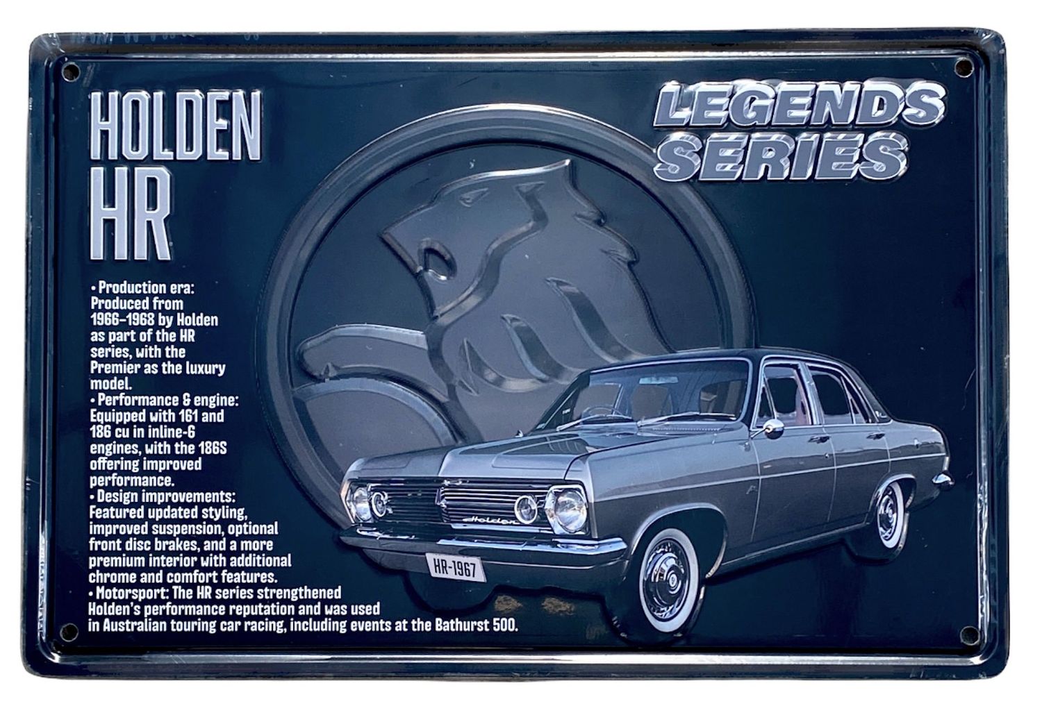 Holden HR Legends Series 30cm x 20cm Tin Sign 2