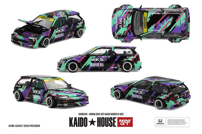 Kaido House KHMG303 Honda Civic (EF) Kaido Works HKS