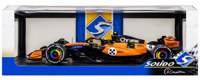 Solido Formula 1 – 1:18 2025 McLaren MCL39 Lando Norris #4 (Monaco GP)