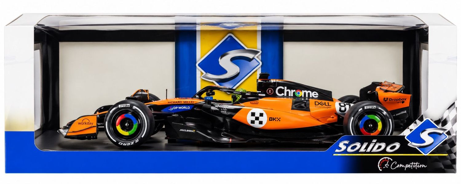 Solido Formula 1 – 1:18 2025 McLaren MCL39 Oscar Piastri #81 (Monaco GP) Solido Formula 1 – 1:18 2025 McLaren MCL39 Oscar Piastri #81 (Monaco GP)