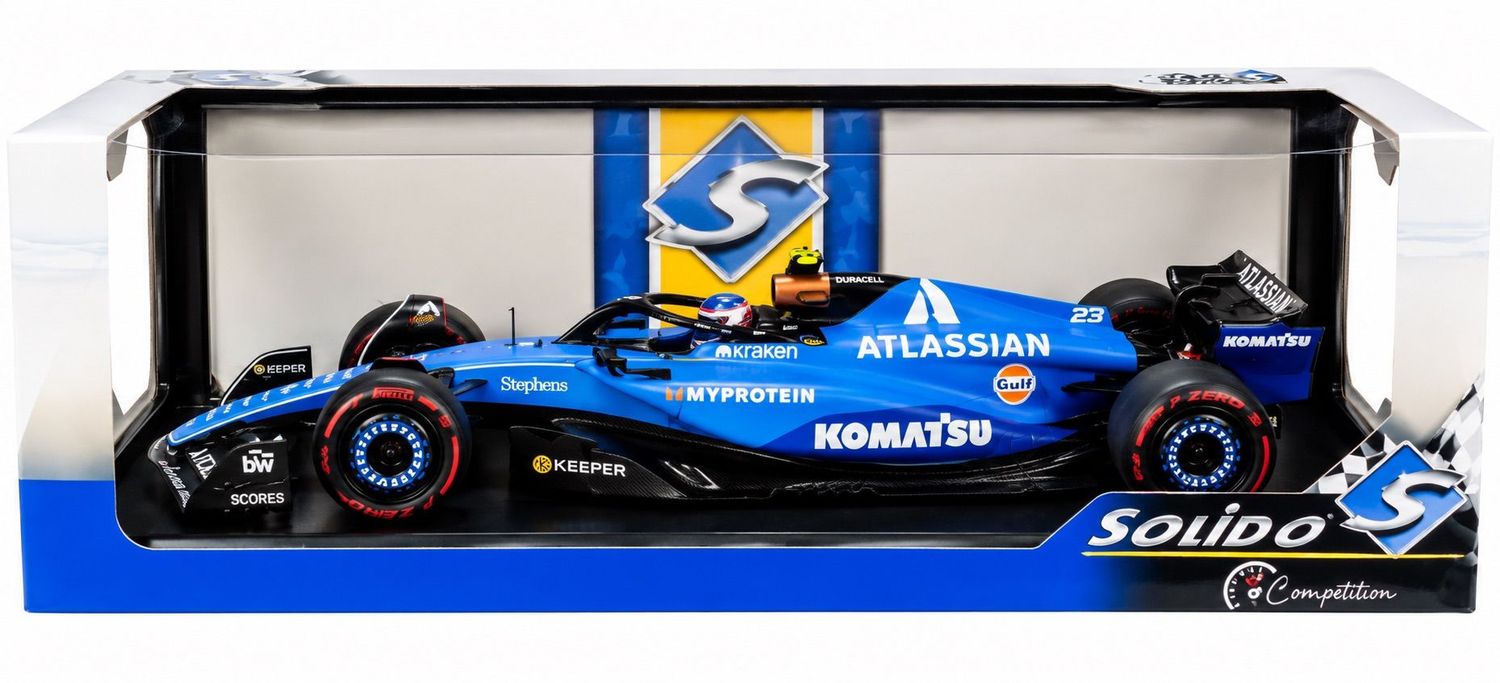 Solido Formula 1 – 1:18 2025 Williams FW47 C.Sainz #55 (Australia GP) Solido Formula 1 – 1:18 2025 Williams FW47 C.Sainz #55 (Australia GP)