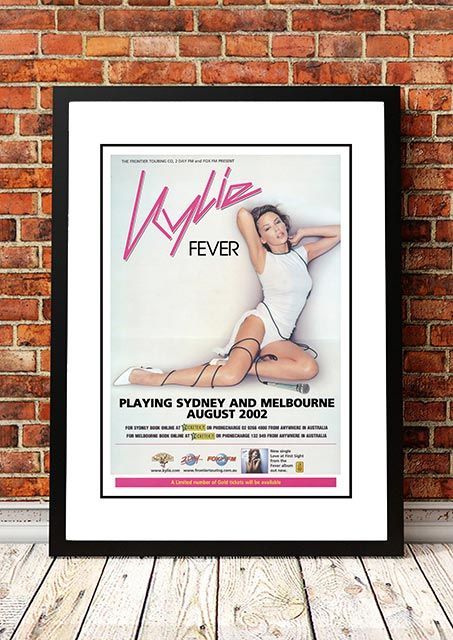 Kylie Minogue 'Fever' Australian Tour Poster 2002