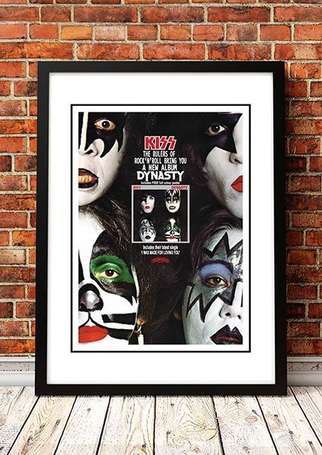 KISS 'Dynasty' In Store Poster 1979