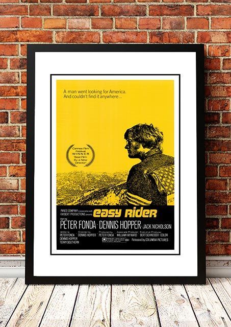 Easy Rider' Framed Cult Movie Poster! Easy Rider' Framed Cult Movie Poster!